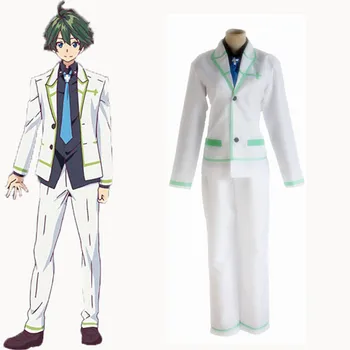 

Myriad Colors Phantom World Haruhiko Ichijo Cosplay Costume Men School Uniform Halloween Outfit Costume Student Coat Pants