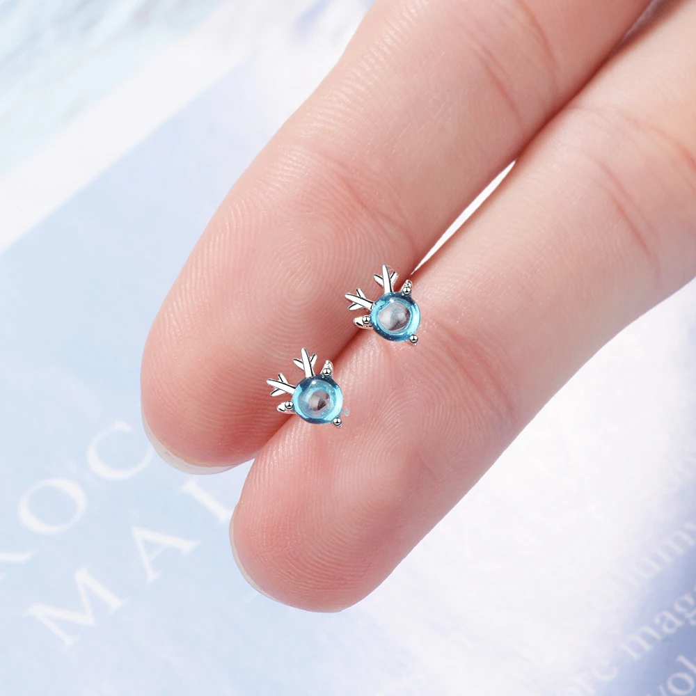 Серьги гвоздики женские из серебра 100% пробы с фианитами|Серьги-гвоздики| |