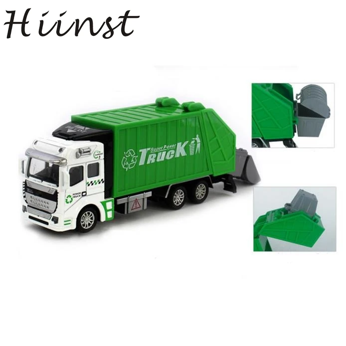 

Green 1:48 Back In The Toy Car Garbage Truck Toy Car A Birthday Present Alloy large dump truck 22X5.5X8cm otc17