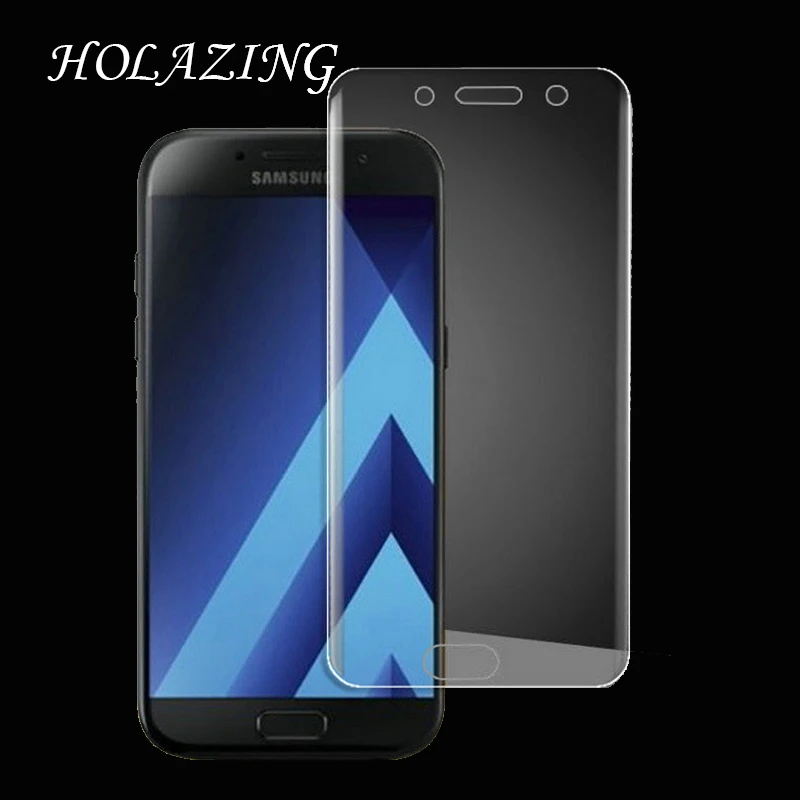 

HOLAZING New Soft Clear Transparent Silicone TPU Screen Protector for Samsung Galaxy A7 2017 A720 Anti Scratch Protective Film