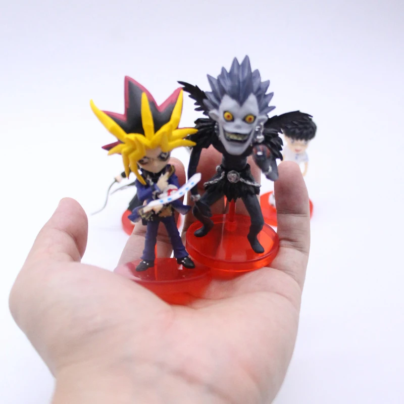 5 шт./компл. аниме поединок монстров Death Note BLEACH Captain Tsubasa Saint Seiya ПВХ фигурка