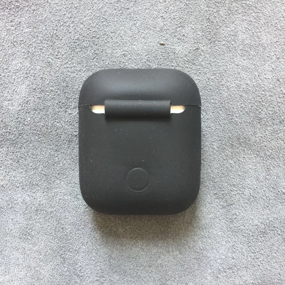 Airpods boxen fällen silikon shell fall für iphone 7 7 plus drahtlose bluetooth kopfhörer Gummi Dic