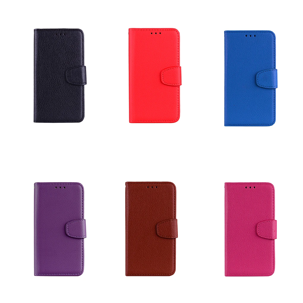 

Pattern Flip TPU Leather Case Card Slot Stand Wallet Phone Cover Shockproof Case for Samsung GALAXY S9 S9 plus Lichee