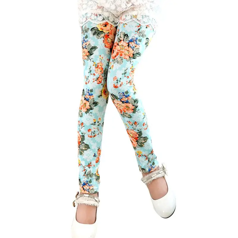 

Spring Autumn Baby Girls Soft Slim Pants Stretch Leggings Kids Girl Trousers