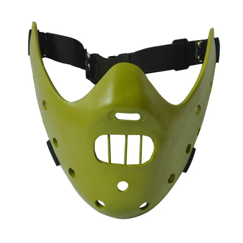 High Quality Horror Hannibal Lecter Resin Masks The Silence OF The Lambs Halloween Scary Masquerade Cosplay Costume Party Props (9)