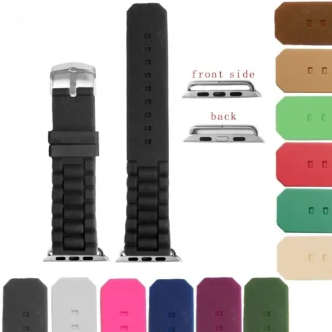 38mm Silicone Watch Band Replacement for Apple iWatch WB1102M38JB