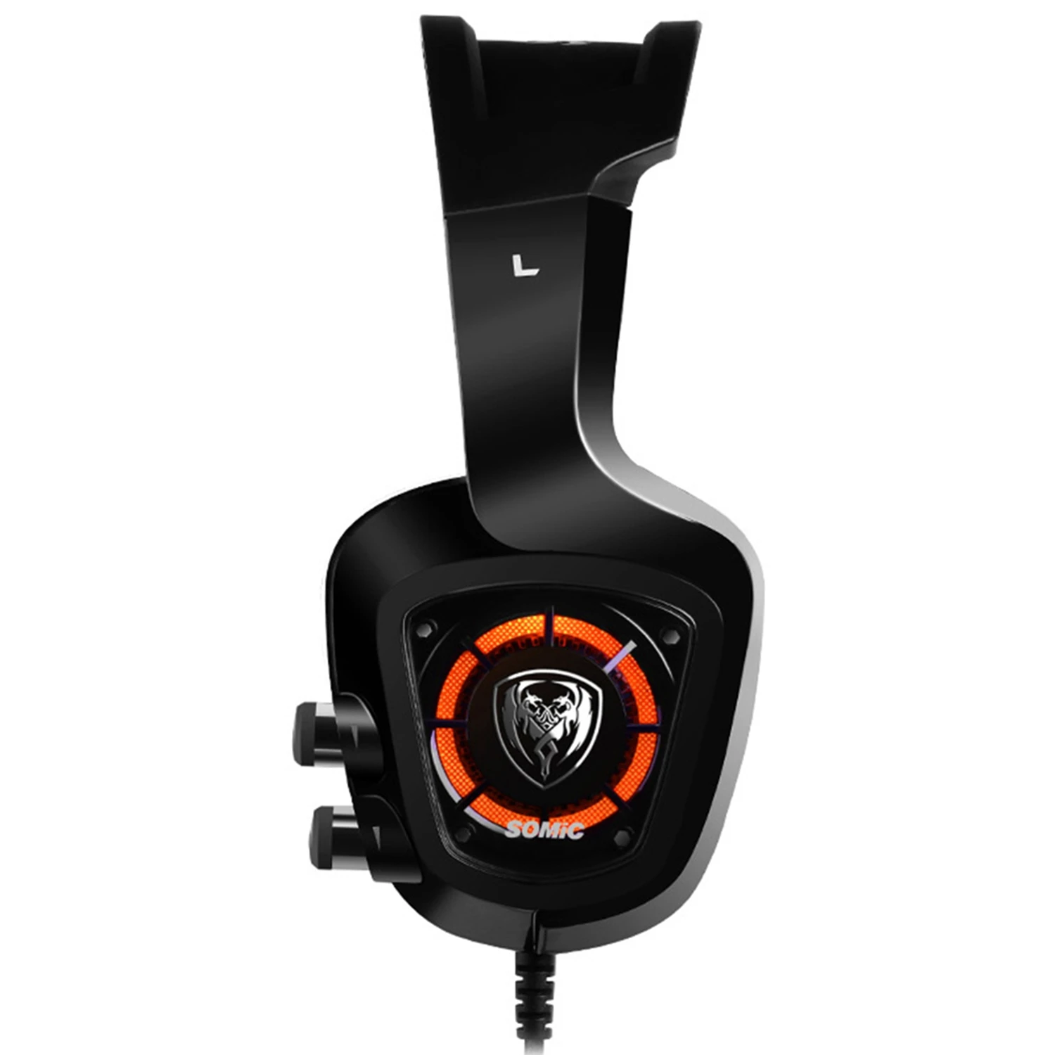 

HOT-SOMiC G910 Original USB 7.1 Surround Sound Gaming Headset with Mic LED light Smart Vibration Over-ear PC Headphone Dual Mo