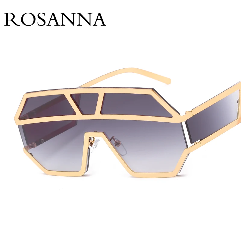 ROSANNA, новинка, цельные линзы, солнцезащитные очки для женщин, фирменный дизайн, негабаритные Квадратные Солнцезащитные очки, винтажные мужские солнцезащитные очки, защита от солнца, UV400