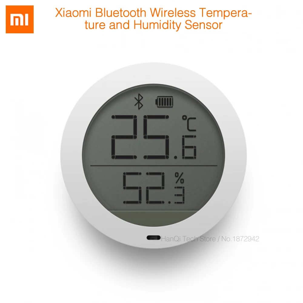 Xiaomi Mijia Bluetooth гигротермограф Высокочувствительный гигрометр термометр ЖК-экран магнитная наклейка низкое потребление