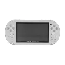 JRGK Game Handheld E-Book Game Console 4.3 Inch Screen Portable MP4 Player MP5 FM Real 8GB Video Game Player with Camera For PSV