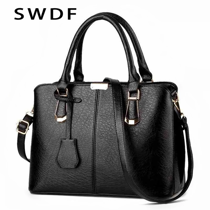 

SWDF 2019 Summer New Solid Color Shoulder Bag Wild Casual Ladies Square Messenger Bag Simple Diagonal Female Handbags Women Bag