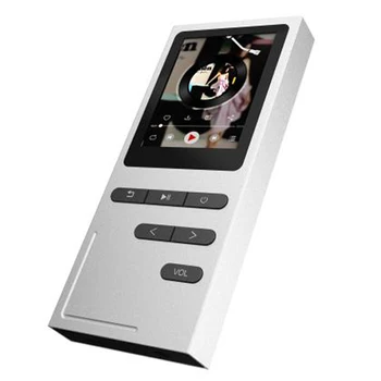 

MP3 Player Metal Music Player Built-in Speaker Lossless Sound Support FM Radio, Voice Recorder Expandable SD Card Up to 64GB