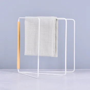 

Folding Storage Racks Metal Desktop Towel Rag Holder Hanger Drying Rack Storage Organizer Space Saver Holders