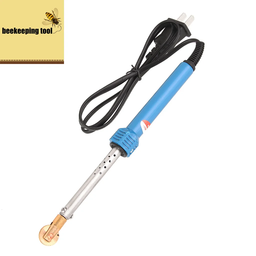 US Plug Electric Soldering Iron Spur Wire Wheel Embed Embedder Beekeeping Tool