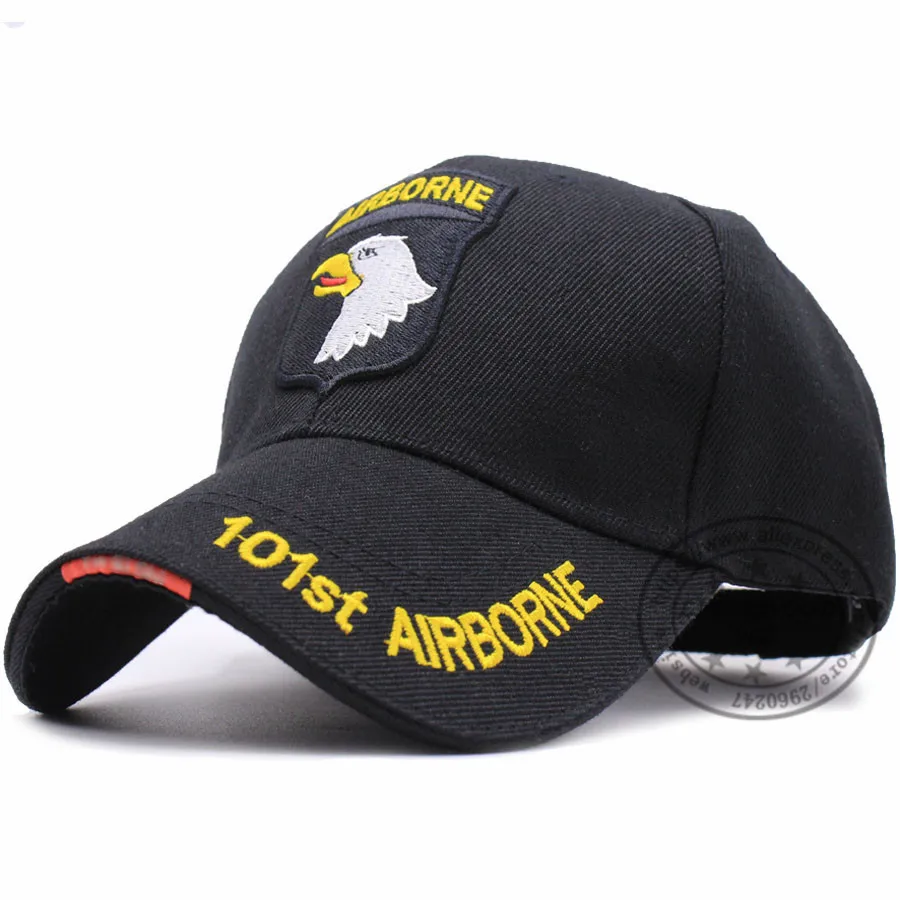 LIBERWOOD американская армейская 101ST воздушно-десантная дивизия Кричащие Орлы Кепка шляпа ВВС бейсболки для мужчин вышитые кепки шапки черные