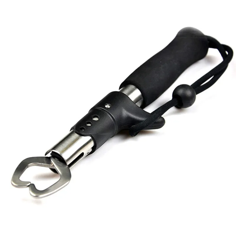 

Control Fish Clamp Device Lures Stainless Steel Fishing Lip Grip Holder Grabber Pliers with Weight Scale Ruler Tool Tackle WS-28