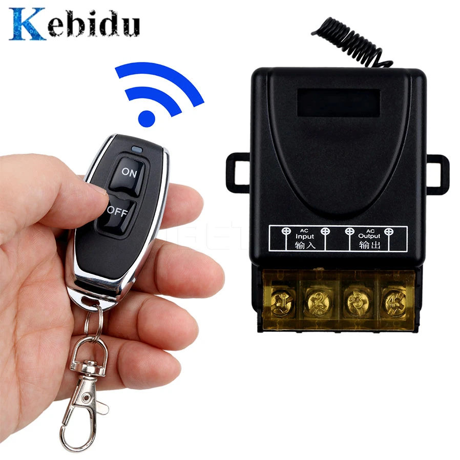 kebidu 110V 240V 30A Relay Wireless RF Smart Remote Control Switch ...