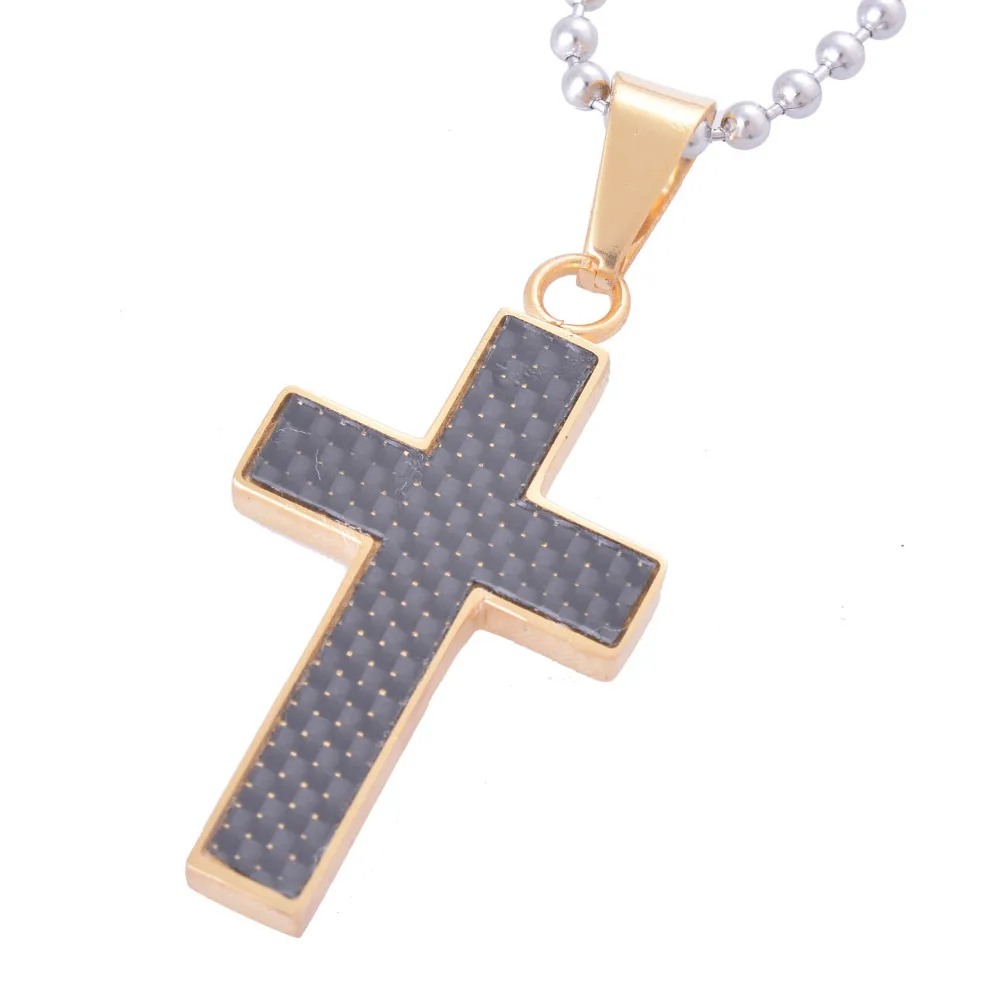 Buy 10Pcs/lot Women's Stainless Steel Cross Pendants Jewelry Distinctive Black