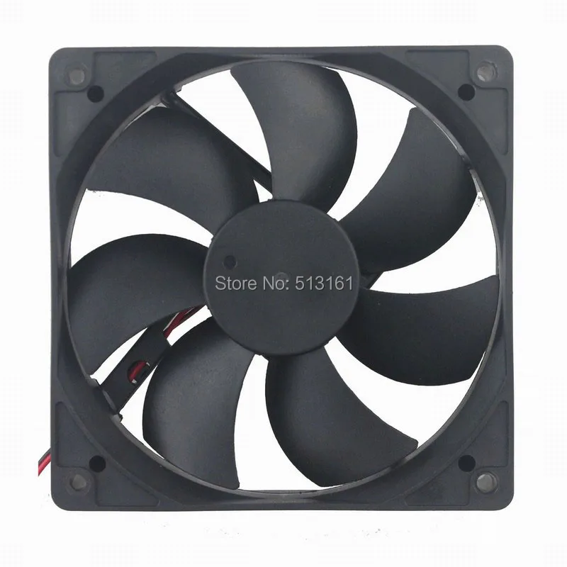 5 шт./лот Gdstime высокоскоростной 2Pin 12025 12V DC вентиляция 120 мм 120x25 вентилятор