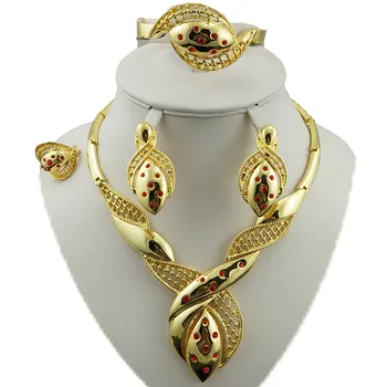 

24k gold jewelry sets bridal jewelry set african big jewelry sets gold plating jewelry set women necklace