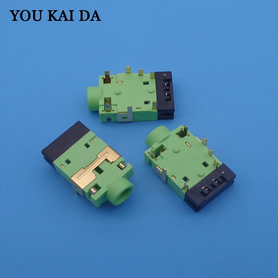 10Pin 3.5mm Stereo Socket Laptop Headphone Audio Jack Port PCB Mounted Connector for TongFang