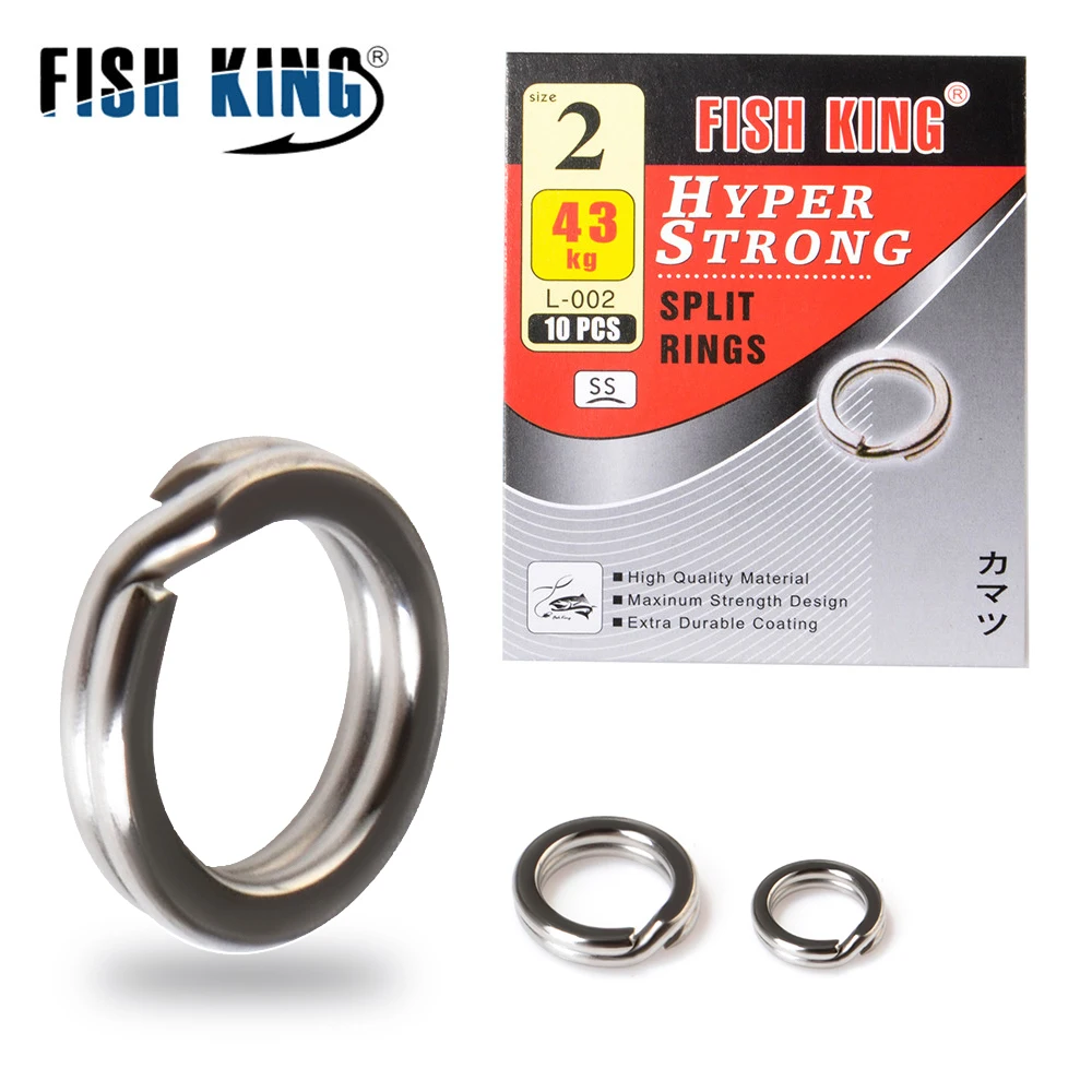 Stainless Steel Oval Split Rings 100PCS Heavy Duty Open Jump Rings Silver  Fishing Split Ring Swivel Snap Carp Fishing Lure Tackle Connector Keyrings  Keychains - China Fishing Tackle and Fishing Swivel price