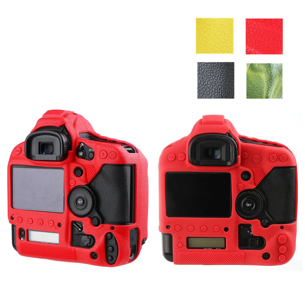 Top Texture Design Custodia Protettiva In Silicone Custodia Protettiva In Pelle Per Canon 1Dx / 1Dx Mark Ii Dslr Camera Soft
