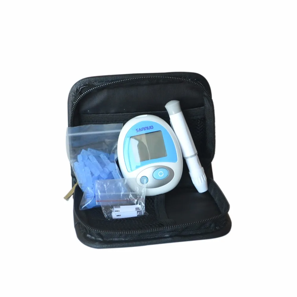 1pc Blood Glucose Meter Diabetes Blood Sugar Testing Equipment With Test Strips/Lancet Needle For Health Care