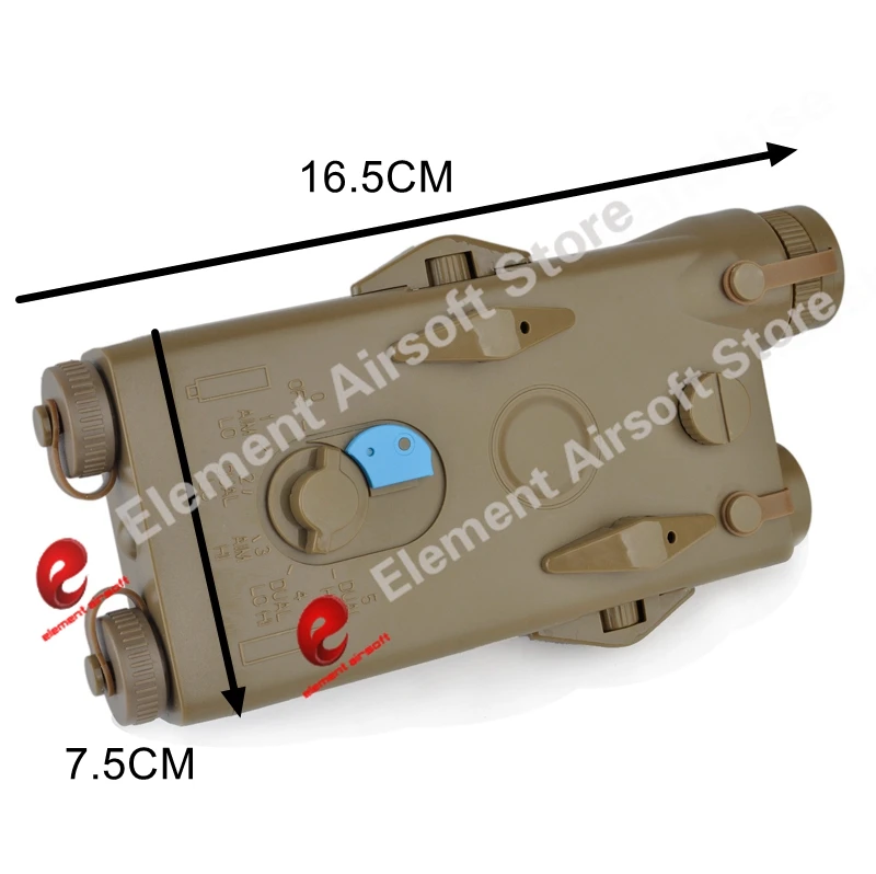 Чехол для аккумулятора Element Airsoft AN/PEQ-2 с красным лазером версия без функции PEQ box EX426