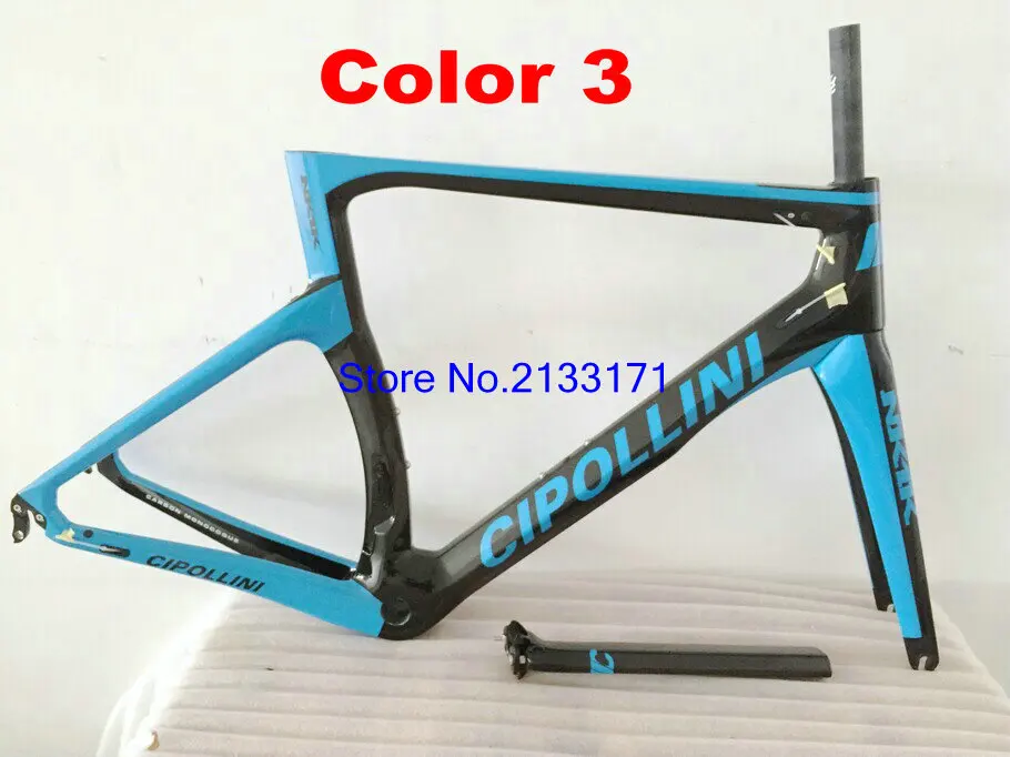 Sale DISk Blue Cipollini NK1K Disc Sliver Logo Carbon Road Frame Bike carbon bicycle frame glossy/matte 11