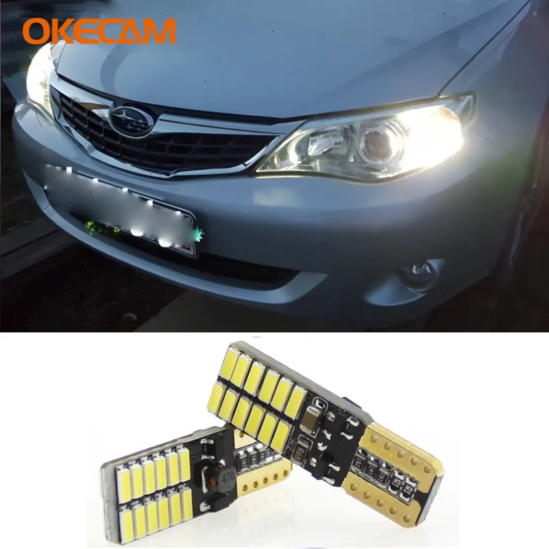 2 шт. Canbus T10 W5W светодиодный габаритный фонарь для Subaru Forester Impreza Legacy Outback XV Sti Wrx Brz