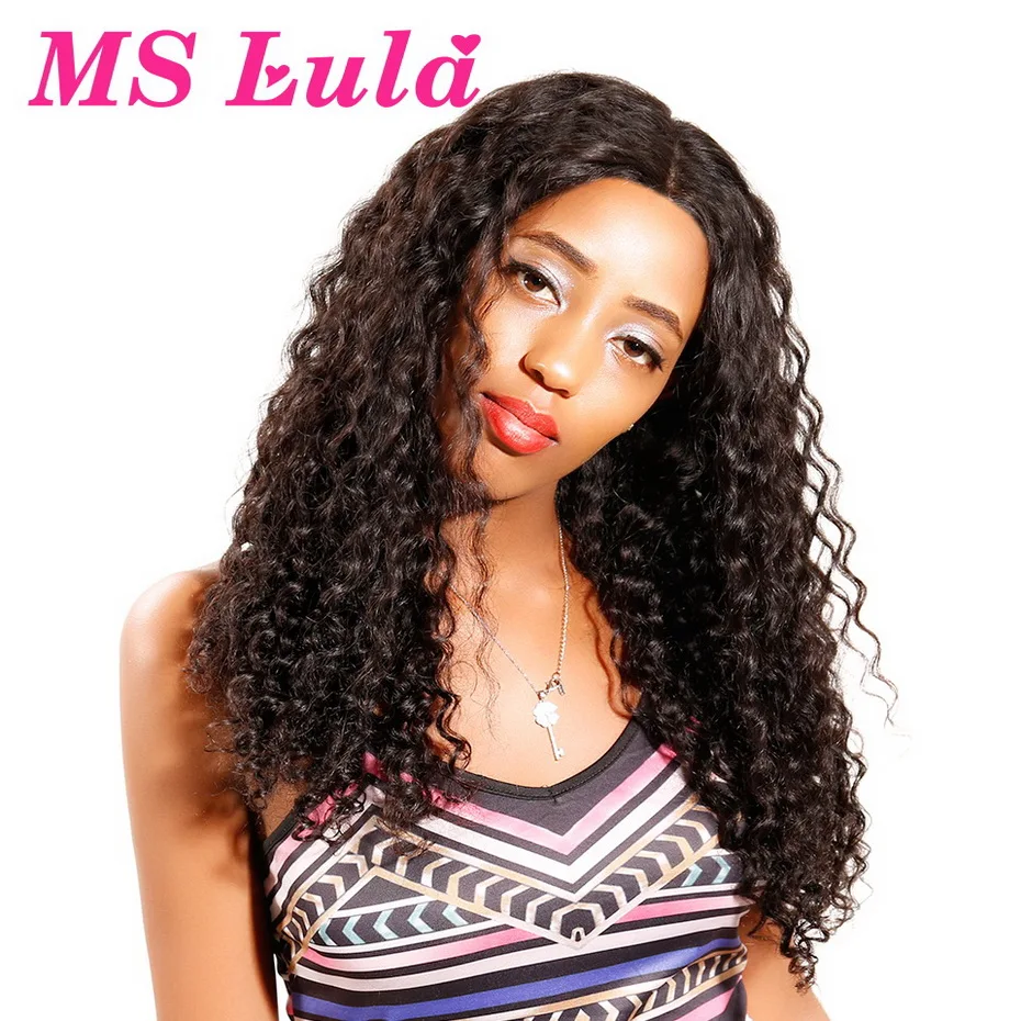

MS Lula Pre Plucked Brazilian Deep Wave 360 Lace Frontal Wig Medium Size 180%/250% Density Natural Hairline Remy Human Hair