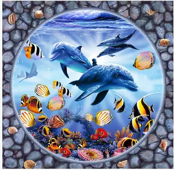 

Customized 3d photo wallpaper 3d ceiling murals wallpaper Beautiful Joy of Marine 3d ceiling wallpaper Zenith mural living room