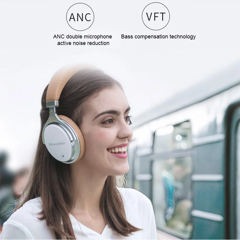 

Active Noise Cancelling Wireless Bluetooth Headphones Rotatable Ear Headphone with Soft Ear Pad ND998