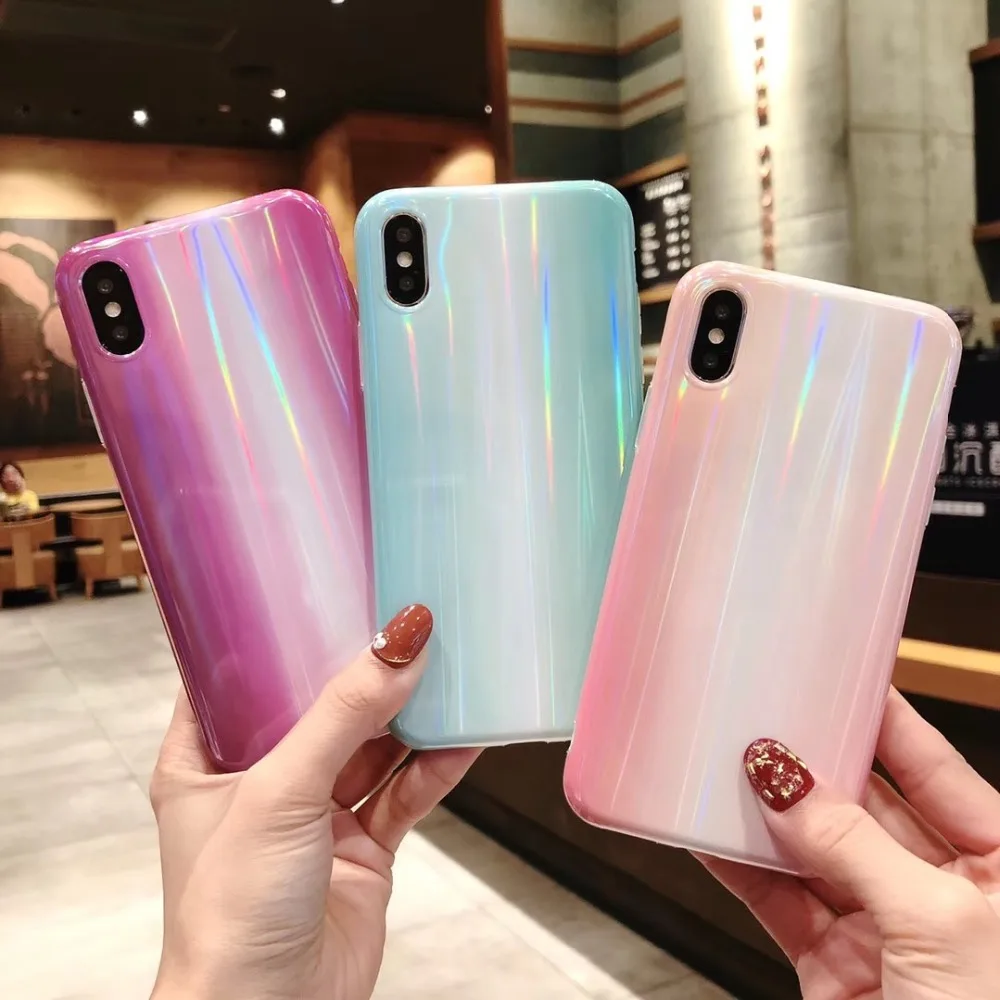

Candy Color jelly polar lights Soft TPU phone Case Cover For iPhone X X S XS MAX XR silicone Case For iPhone 6 6S 7 8 PLus Capa