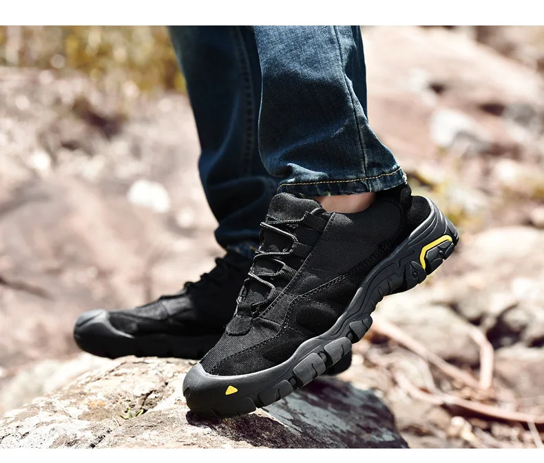 Мужская походная обувь; уличная дышащая тактическая обувь; армейские сапоги; спортивные кроссовки для пустыни; Мужская нескользящая обувь для путешествий и прогулок