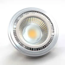 15 Вт COB затемнения GU10 G53 база AR111 QR111 ES111 светодиодный AR111 лампа AC85-265V DC12V светодиодный потолочный светильник Светодиодный точечный светильник