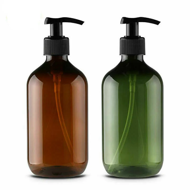500 мл Пластик Ванная комната для жидкого мыла Дозатор пены ПЭТ бутылка для шампуня 2/4 штуки в комплекте