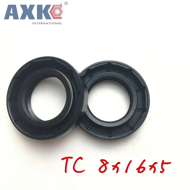 

10pcs AXK 8x16x5 TC8x16x5 NBR Skeleton Oil Seal 8x16x5 Seals AXK high-quality Seals 8*16*5 Radial shaft seals