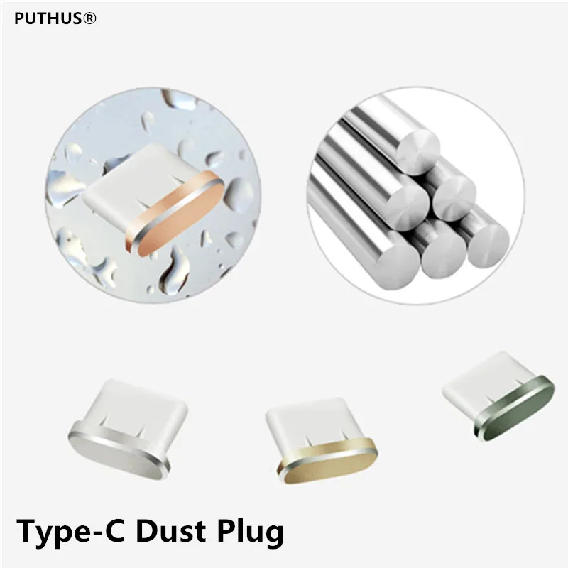 

Type-c Dust Plug Aluminium Alloy Type C Port Jack Mobile Phone USB-C Charging Stopple for Xiaomi 6 Mi5 Mi6 Huawei P9 P10 P20