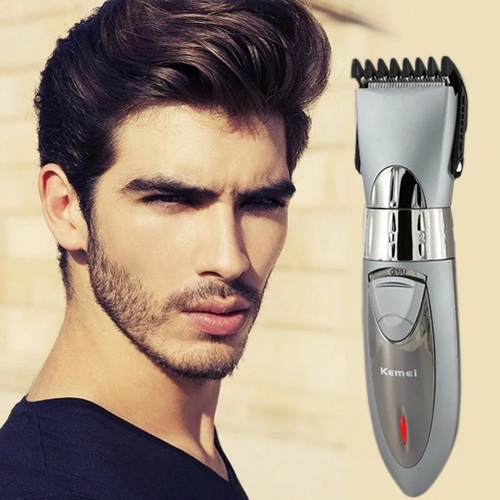 

Original Kemei KM-605 Washable Rechargeable Electric Hair Clipper Trimmer Shaving Razor Cordless Ultra-quiet Razor Haircut