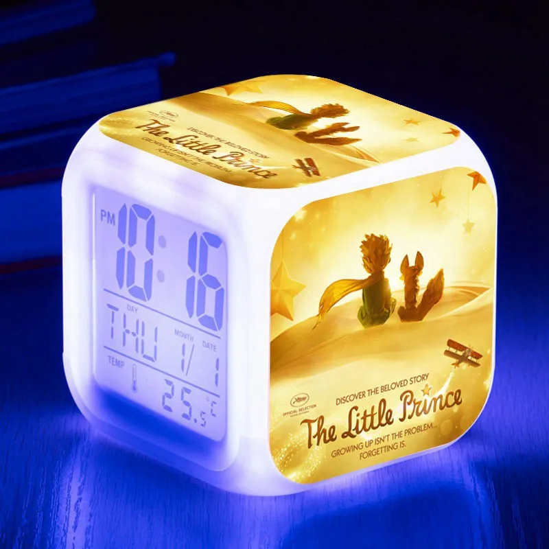 

reveil projection heure Le Petit Prince wekker reveil LED Alarm Clock The Little Prince reloj despertador Digital Clock Watches