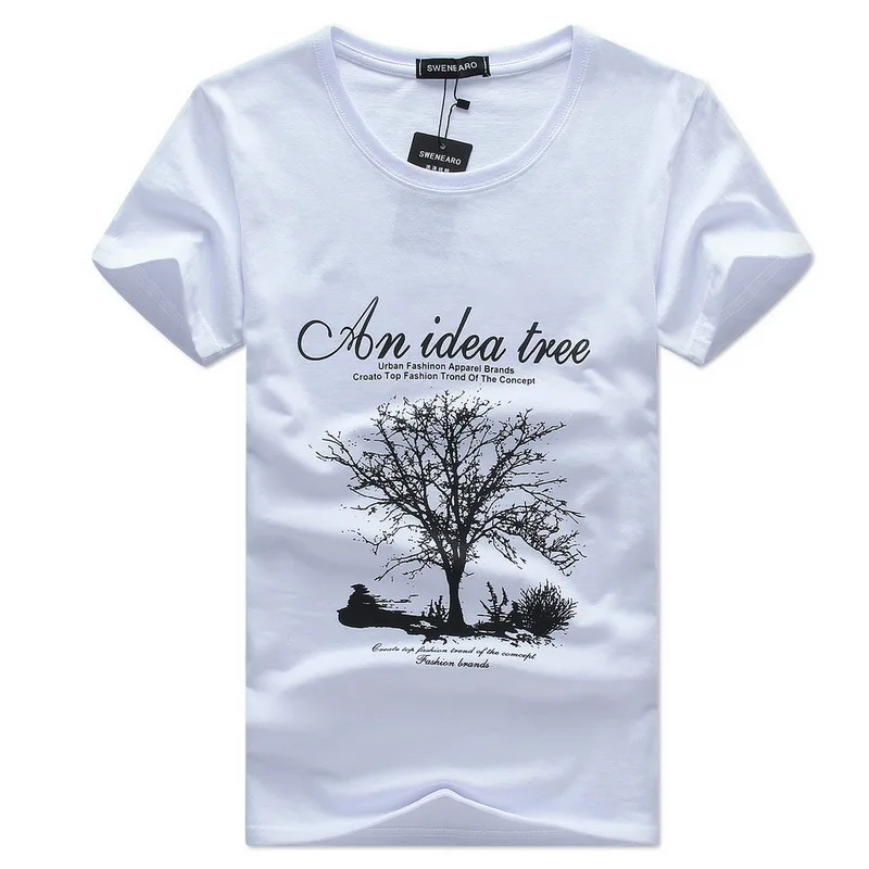 

SWENEARO 2019 Men's T-Shirts Plus Sizes-5XL Tee Shirt Homme Summer Short Sleeve Men T Shirts Male Shirts Camiseta T Shirt Homme