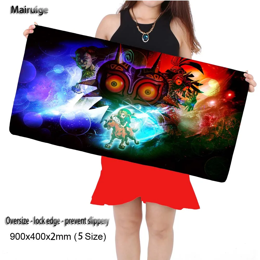  Mairuige Shop Free Shipping Large Gaming Mouse Pad Locking Edge Mouse Mat Speed Version for Dota CS