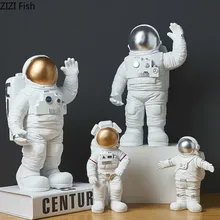 Творческий астронавт Моделирование смолы маленькие украшения Детская комната украшения предмет интерьера, украшение