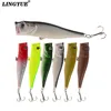 2022 New arrival 1pcs hard popper fishing lures 85mm 13.4g topwater wobblers 6# hooks baits ► Photo 1/6