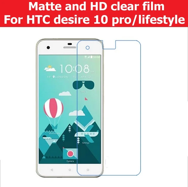 Антибликовая матовая пленка для HTC Desire 10 pro 5 &quotHD прозрачная глянцевая lifestyle 2&quot
