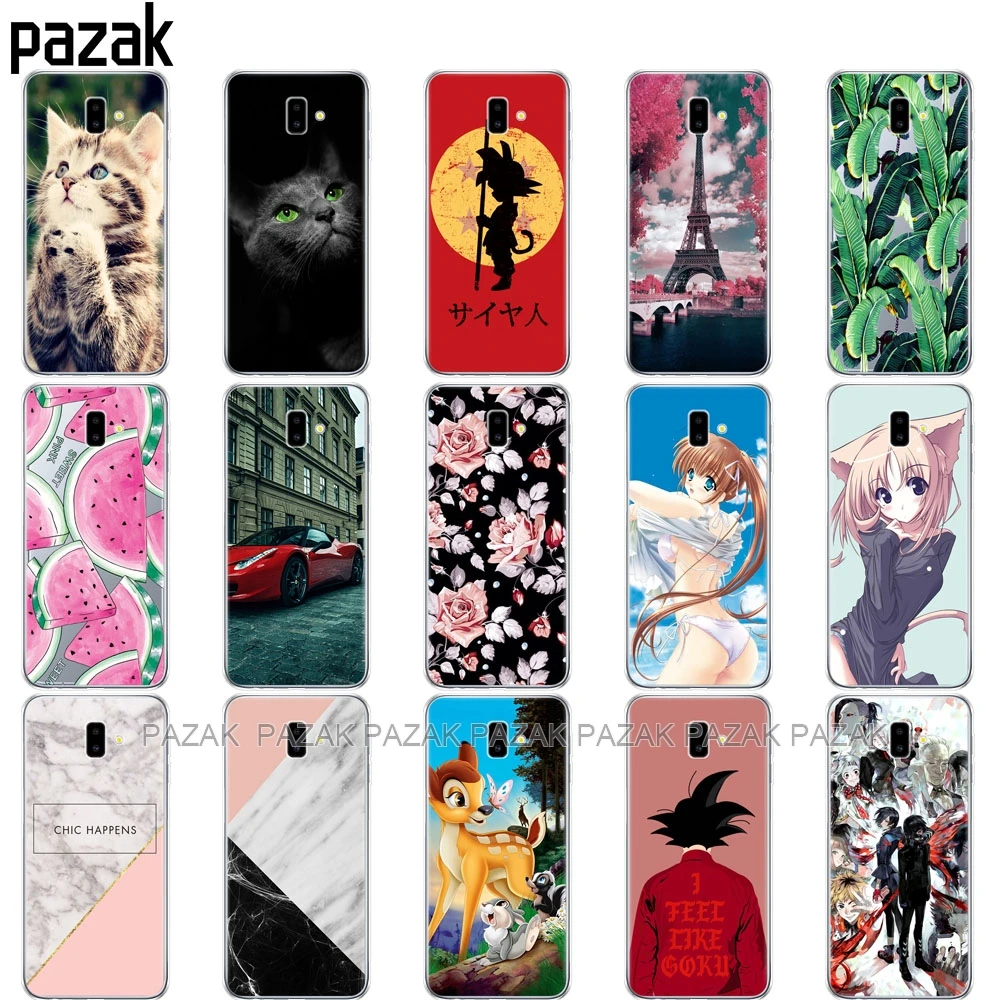 

silicone case For Samsung J6 Plus Soft TPU Cover For Samsung Galaxy J6Plus 2018 J6+ J 6 Plus J610 J610F Cases Phone Capas