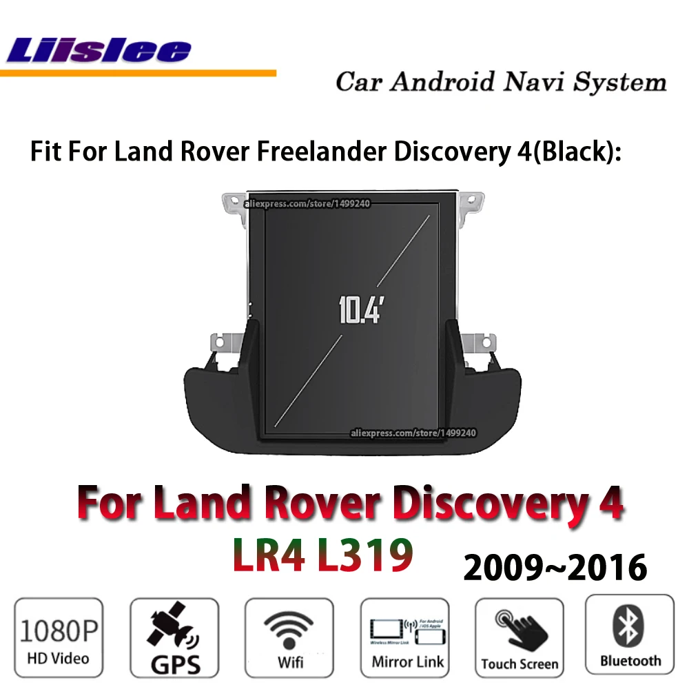 Top Liislee Car Android For Land For Rover Discovery 4 LR4 2009~2016 Original style Carplay GPS Nav Map Navigation System Multimedia 2