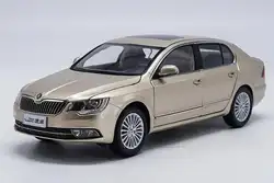 1/18 VW Volkswagen Skoda SUPERB 2013 Золото литье под давлением автомобильные модельные игрушки, коллекционные